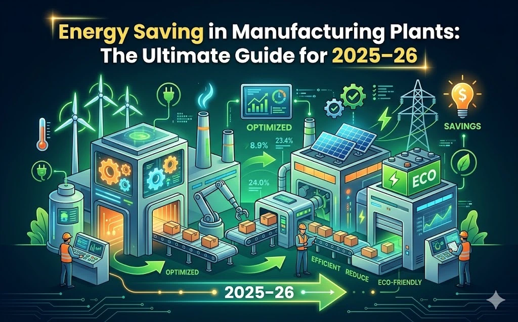Energy Saving in Manufacturing Plants: The Ultimate Guide for 2025–26
